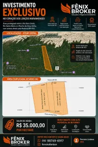 Lote/Terreno à venda, 674896m² no , Santo Amaro do Maranhão