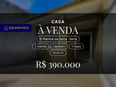Casa com 2 Quartos à venda, 50m² no Planície da Serra, Serra