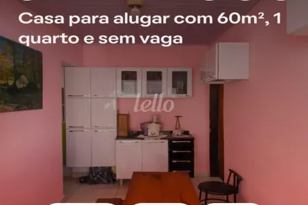 Casa com 1 Quarto para alugar, 60m² no Vila Santa Clara, São Paulo