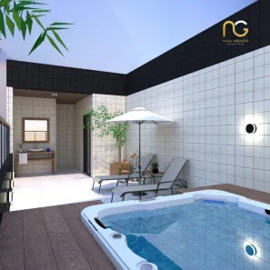 Apartamento com 2 Quartos à venda, 55m² no Canto do Forte, Praia Grande