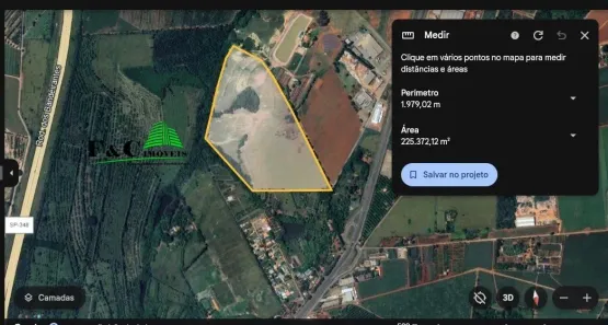 Lote/Terreno à venda, 225000m² no Jardim Senador Vergueiro, Limeira