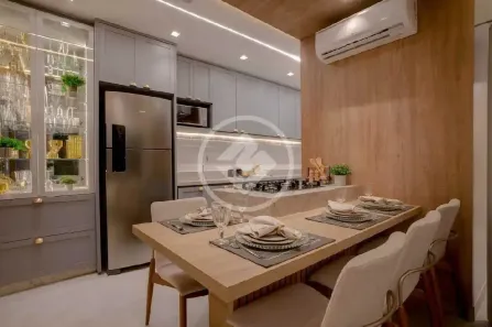 Apartamento com 2 Quartos à venda, 55m² no Vila Rosa, Goiânia
