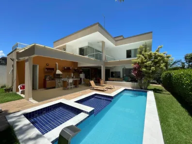 Casa de Condomínio com 5 Quartos à venda, 375m² no Vila de Abrantes (Abrantes), Camaçari