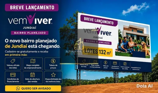 Lote/Terreno à venda, 132m² no Castanho, Jundiaí