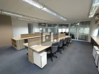 Sala Comercial para alugar, 214m² no Cidade Monções, São Paulo