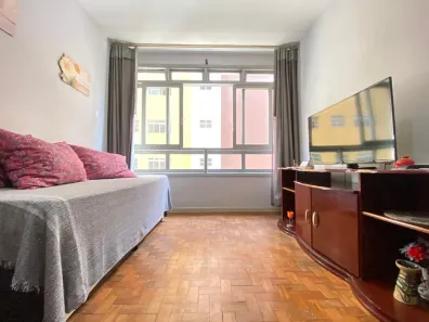 Apartamento com 1 Quarto para alugar, 50m² no Gonzaga, Santos