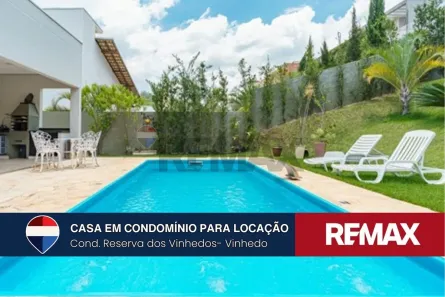 Casa de Condomínio com 3 Quartos para alugar, 220m² no Reserva dos Vinhedos, Louveira
