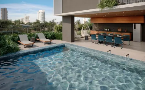Flat com 1 Quarto à venda, 42m² no Setor Marista, Goiânia