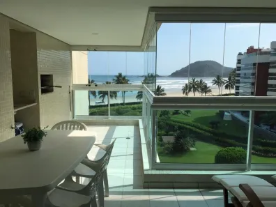 Apartamento com 3 Quartos para alugar, 120m² no Riviera, Bertioga