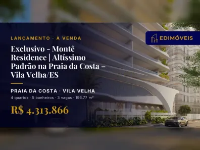 Apartamento com 4 Quartos à venda, 196m² no Praia da Costa, Vila Velha