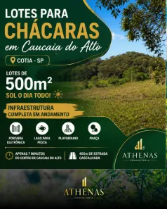 Lote/Terreno à venda, 500m² no Chácara Tropical (Caucaia do Alto), Cotia