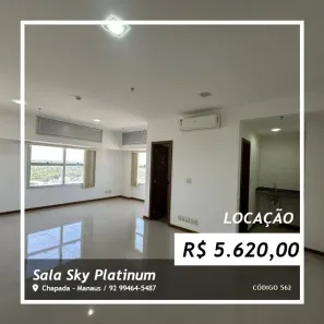 Sala Comercial para alugar, 40m² no Chapada, Manaus