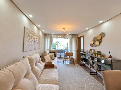 Apartamento com 3 Quartos para alugar, 106m² no Jardim Bela Vista, Santo André