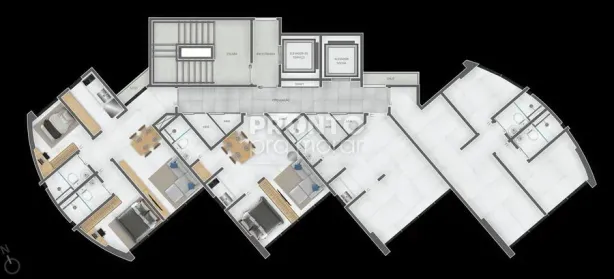 Flat com 1 Quarto à venda, 28m² no Tamarineira, Recife