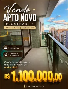 Apartamento com 2 Quartos à venda, 54m² no Ponta Verde, Maceió