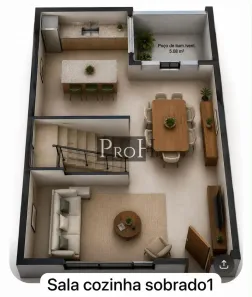 Sobrado com 3 Quartos à venda, 164m² no Vila Scarpelli, Santo André