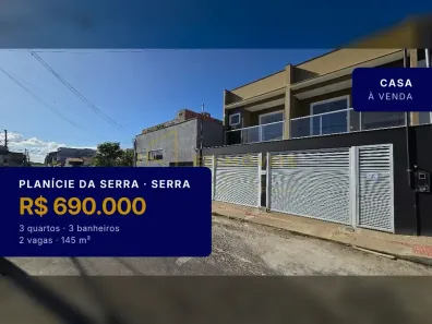 Casa com 3 Quartos à venda, 145m² no Planície da Serra, Serra