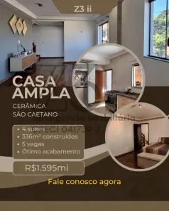Casa com 4 Quartos à venda, 336m² no Cerâmica, São Caetano do Sul