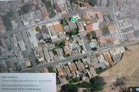 Lote/Terreno à venda, 420m² no Tanguá, Almirante Tamandaré