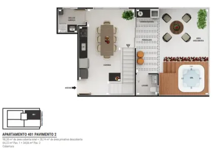 Cobertura com 3 Quartos à venda, 106m² no Vila Cruzeiro, Divinópolis