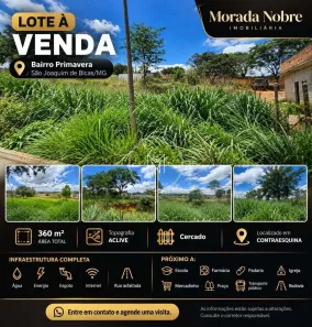 Lote/Terreno à venda, 360m² no Nazaré, São Joaquim de Bicas