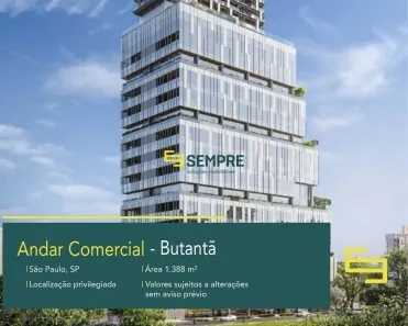 Imóvel Comercial para alugar, 1388m² no Butantã, São Paulo