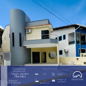 Casa com 3 Quartos para alugar, 190m² no Jardim Planalto, Parnamirim