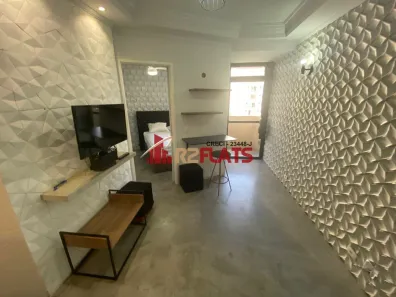 Flat com 1 Quarto para alugar, 35m² no Indianópolis, São Paulo