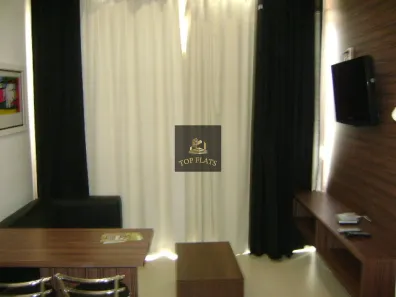 Flat com 1 Quarto para alugar, 47m² no Cidade Monções, São Paulo