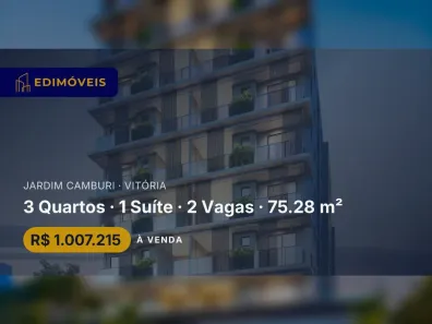 Apartamento com 3 Quartos à venda, 75m² no Jardim Camburi, Vitória