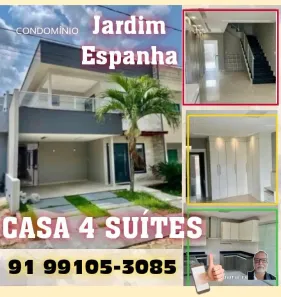 Casa de Condomínio com 4 Quartos à venda, 160m² no Parque Verde, Belém