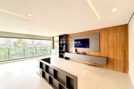 Apartamento com 3 Quartos para alugar, 143m² no Campo Belo, São Paulo