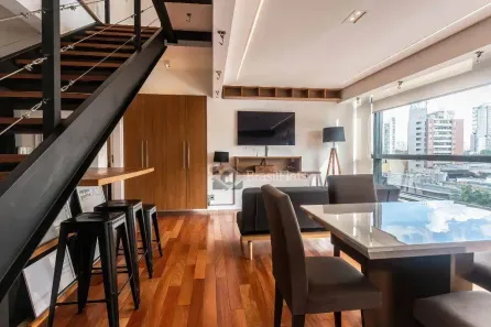 Apartamento com 1 Quarto para alugar, 64m² no Vila Olímpia, São Paulo