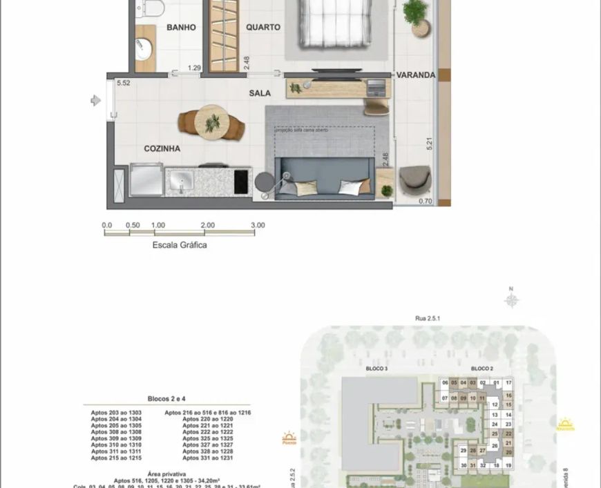 ARTE DESIGN - APARTAMENTOS no Barra Olímpica, Rio de Janeiro