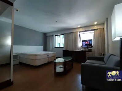 Flat com 1 Quarto para alugar, 32m² no Indianópolis, São Paulo