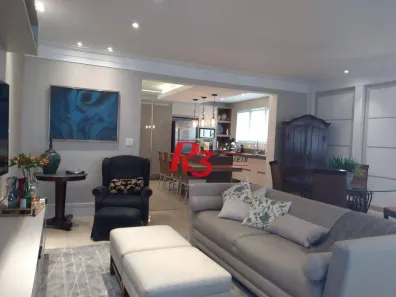 Apartamento com 3 Quartos à venda, 160m² no Gonzaga, Santos
