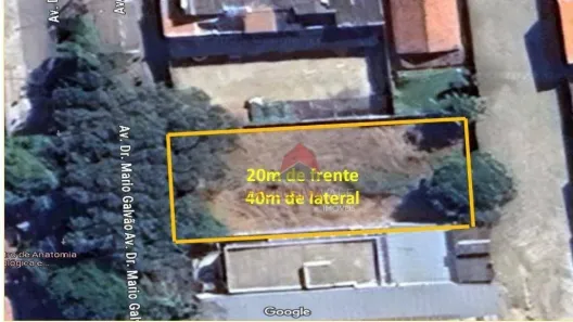 Lote/Terreno à venda, 800m² no Jardim Bela Vista, São José dos Campos