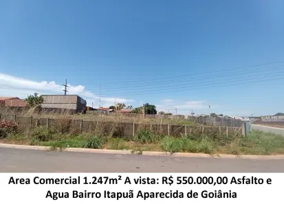 Lote/Terreno à venda, 1247m² no Itapoã, Aparecida de Goiânia