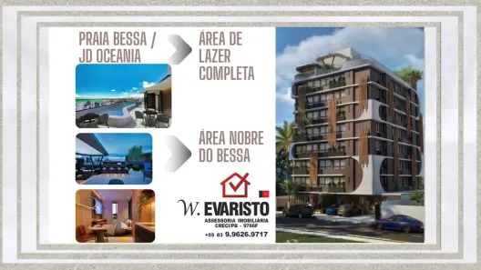 Flat com 1 Quarto à venda, 25m² no Jardim Oceania, João Pessoa