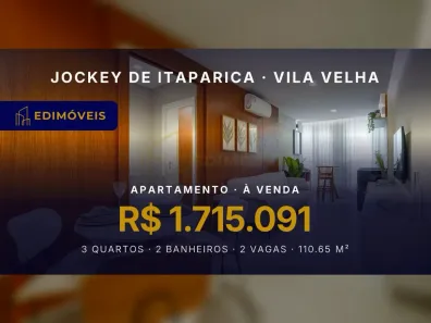 Apartamento com 3 Quartos à venda, 110m² no Jockey de Itaparica, Vila Velha