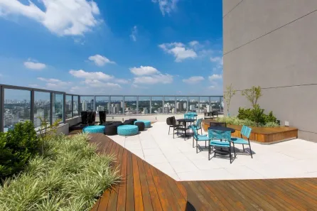 Apartamento com 1 Quarto para alugar, 53m² no Santo Amaro, São Paulo