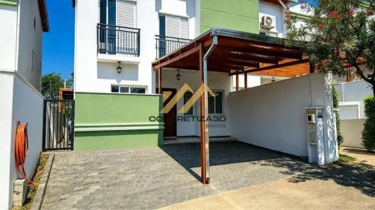 Casa de Condomínio com 3 Quartos para alugar, 128m² no Chácara Belvedere, Indaiatuba