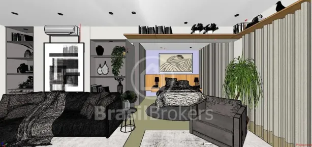 Apartamento com 1 Quarto à venda, 54m² no Leblon, Rio de Janeiro