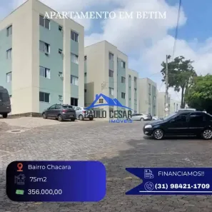 Apartamento com 3 Quartos à venda, 75m² no Chácara, Betim