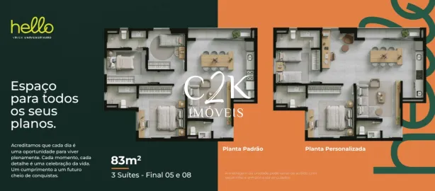 Apartamento com 3 Quartos à venda, 83m² no Setor Leste Universitário, Goiânia