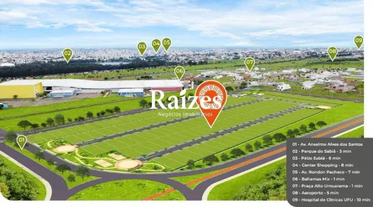 Lote/Terreno à venda, 275m² no Grand Ville, Uberlândia