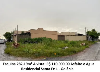 Lote/Terreno à venda, 282m² no Residencial Santa Fé I, Goiânia