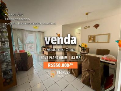 Apartamento com 3 Quartos à venda, 83m² no Nova Parnamirim, Parnamirim