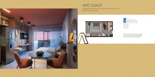 Apartamento com 1 Quarto à venda, 35m² no Jardim Armação, Salvador