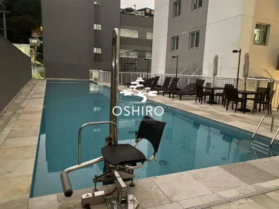Apartamento com 2 Quartos para alugar, 42m² no Jabaquara, Santos